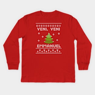 Veni, Veni Emmanuel Kids Long Sleeve T-Shirt